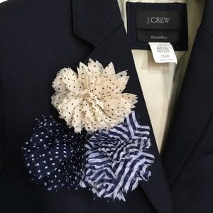 COPY - JCrew Crinkle Flower Pins